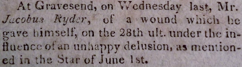 Long-Island Star, Wednesday, June 15, 1814, p. 3, col. 2.